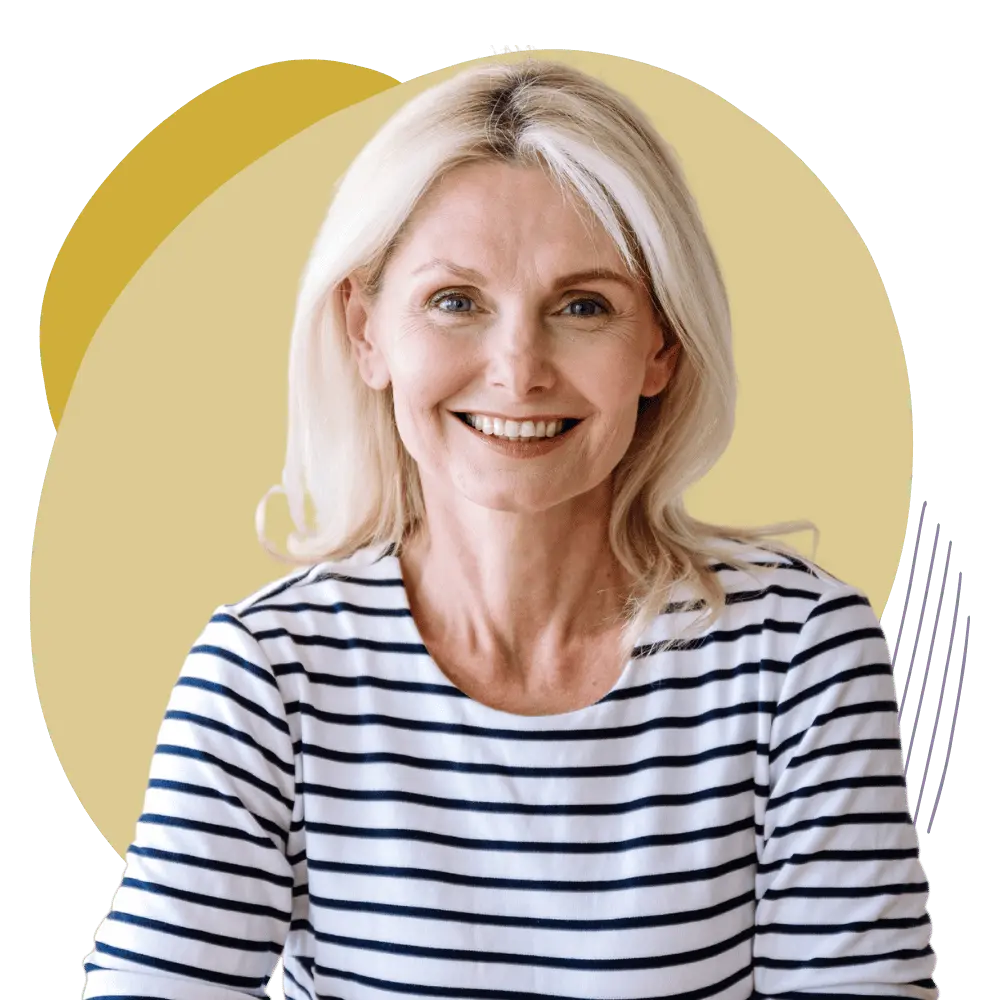 Happy professional woman smiling at camera